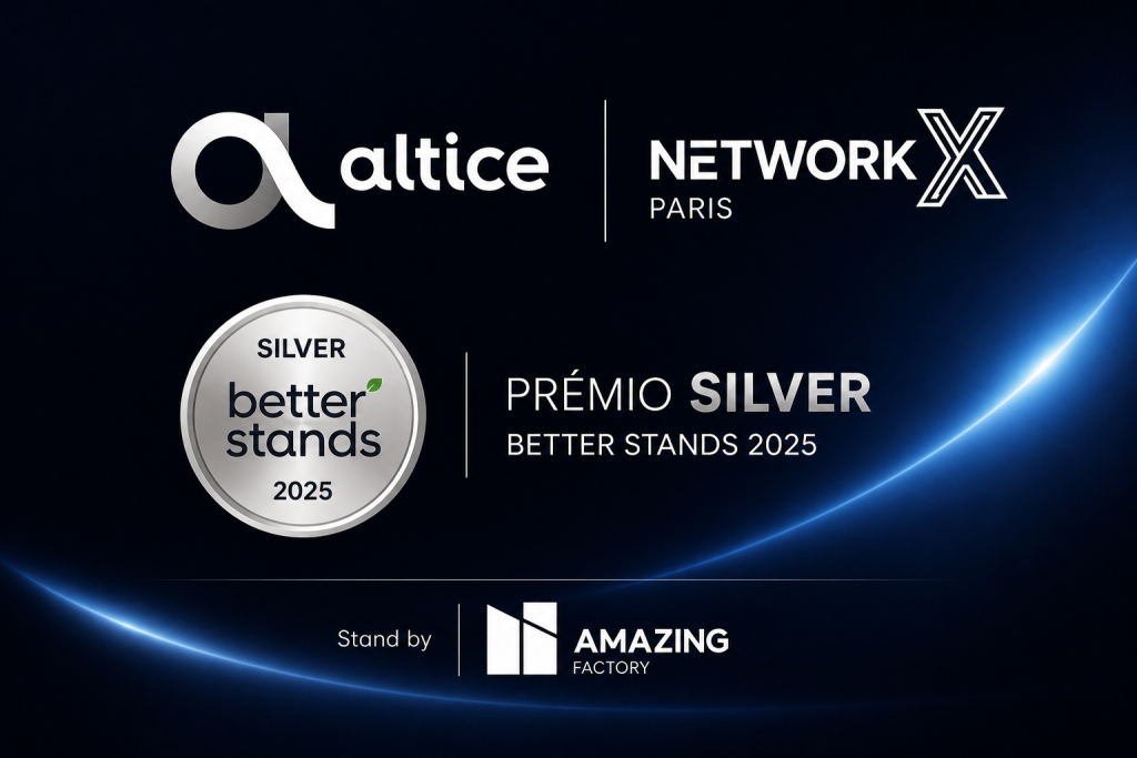 Premio silver altice networkx 2025 Premio silver altice networkx 2025 altice distinguida com prémio silver com um stand by amazing factory